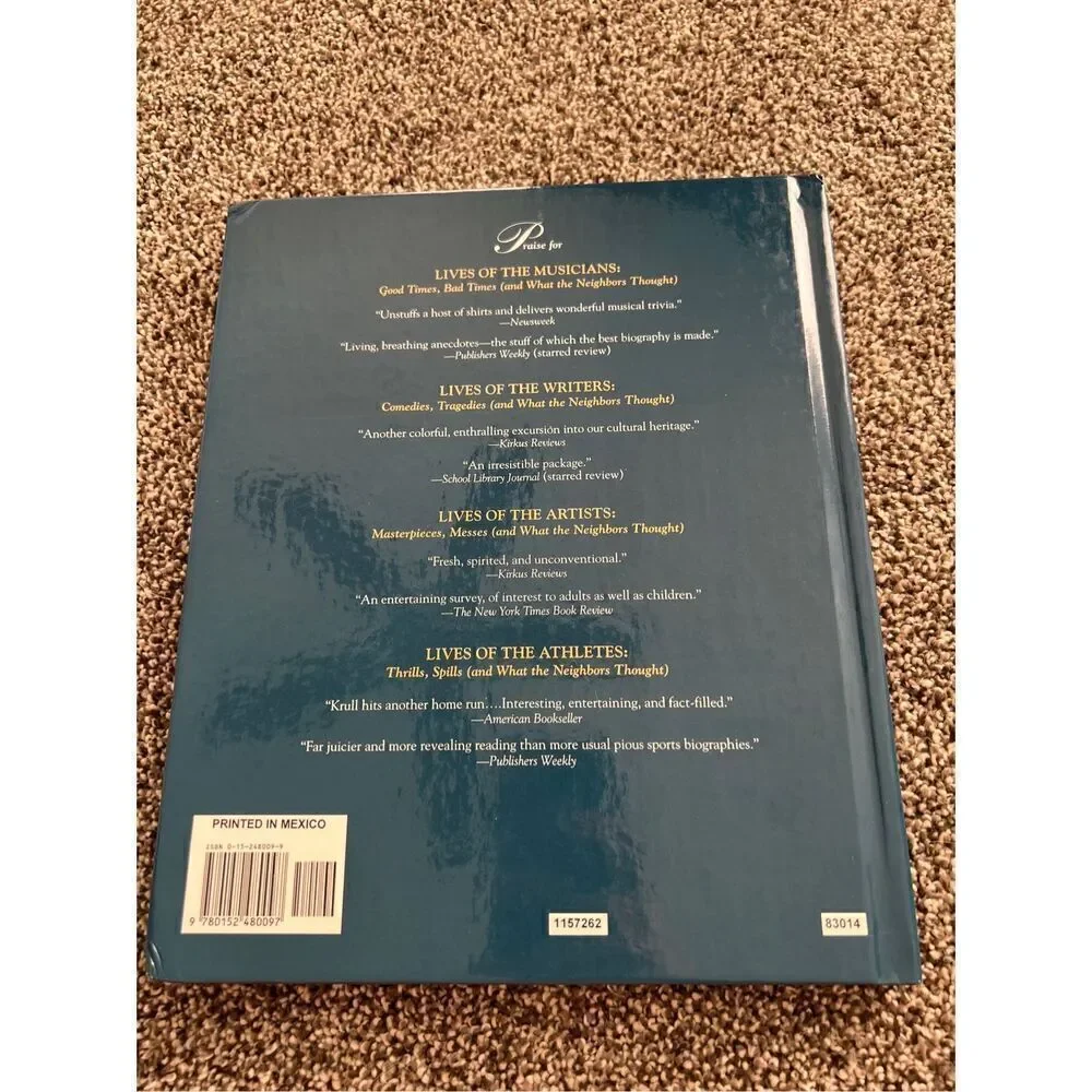 Lives of the Writers: Comedies, Tragedies (and What the Neighbors Thought) Hardc